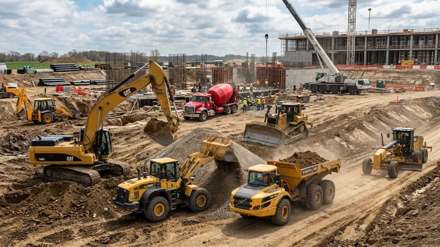 Types of Construction Vehicles: 30 Explained