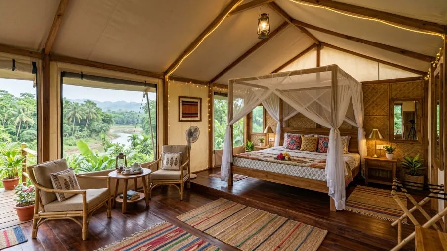 Swiss Tent Interior Ideas for Stylish Camping